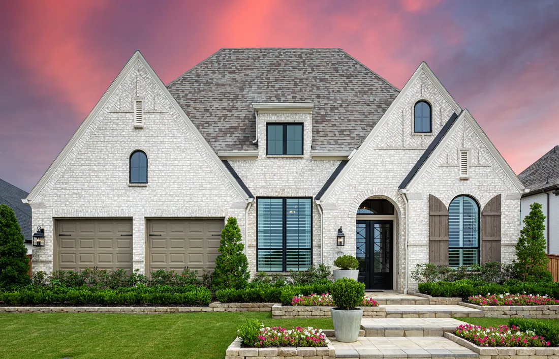 The Stanley model home by Highland Homes at Sandbrock Ranch